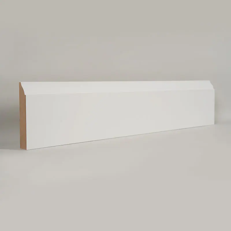 MDF podna lajsna (premirana punilom i biserno bijela) 3/5' x 3 1/4'