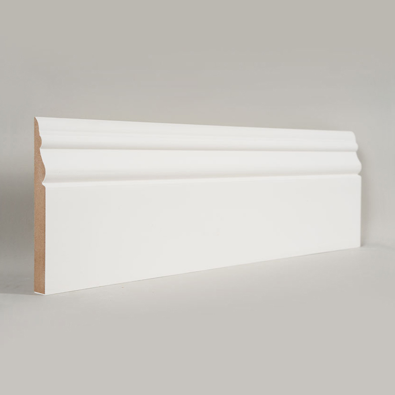 MDF podna lajsna (premirana punilom i biserno bijela) 3/5' x 5'