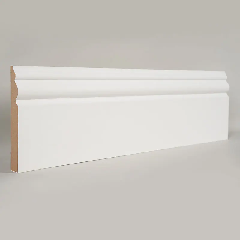 MDF lajsna (premirana punilom i biserno bijela) 3/5' x 4 1/2'