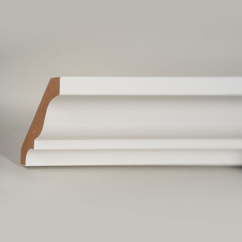 MDF kruna letvica (s temeljnim punilom i biserno bijela) 3/5' x 3 1/4'