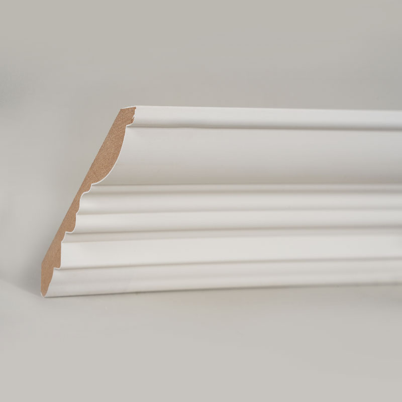 MDF kruna letvica (s temeljnim punilom i biserno bijela) 3/5' x 4 1/2'