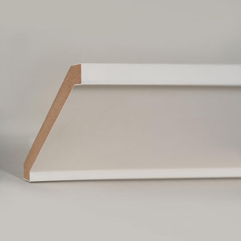 MDF kruna letvica (s temeljnim punilom i biserno bijela) 3/5' x 4 1/4'
