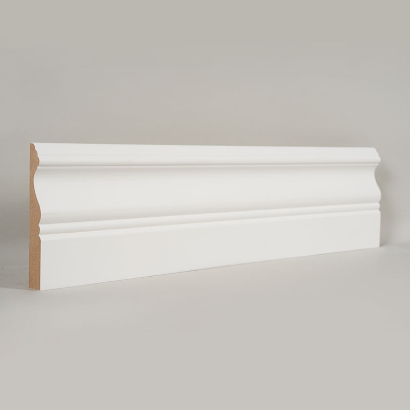 MDF podna lajsna (premirana punilom i biserno bijela) 3/5' x 4'