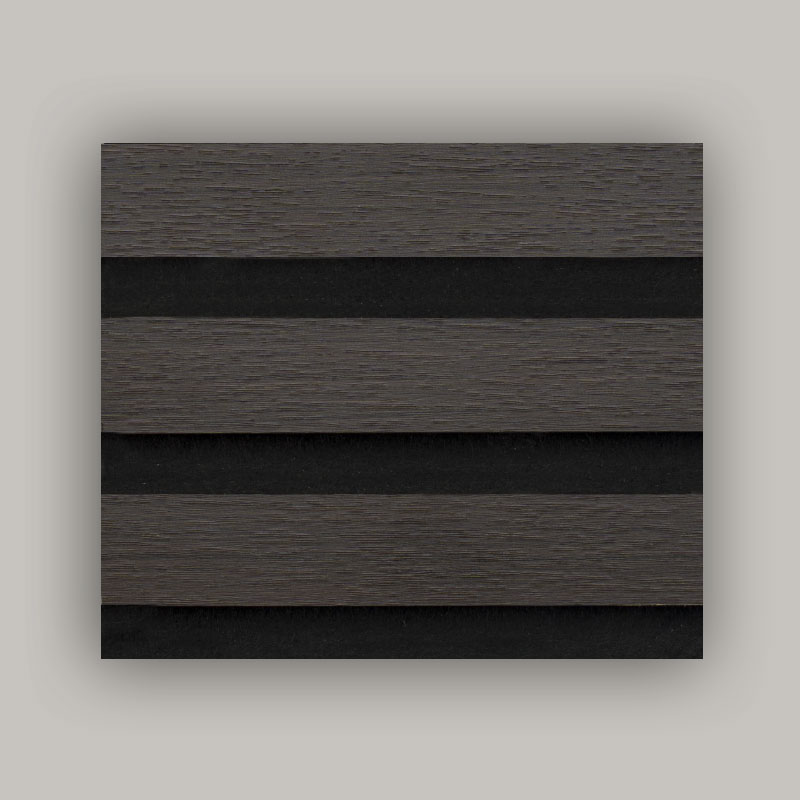 Zidna rešetka/Akustični zidni panel (jednostrano omotan PVC-om) – zrno drveta / zrno kamena / puna boja 2400/2700 mm x 600 mm