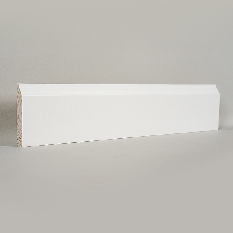 Borova letvica (premirana punilom i biserno bijela) 3/5' x 3 1/4'