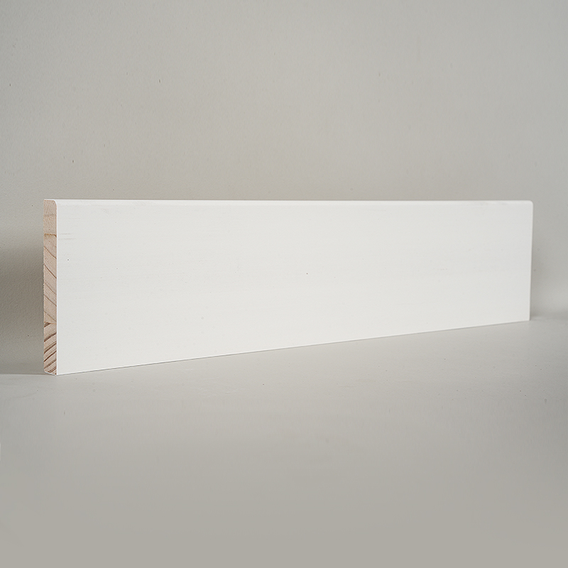 Borova letvica (premirana punilom i biserno bijela) 1/2' x 3 1/2' Borova letvica (premirana punilom i biserno bijela) 1/2' x 3 1/2'
