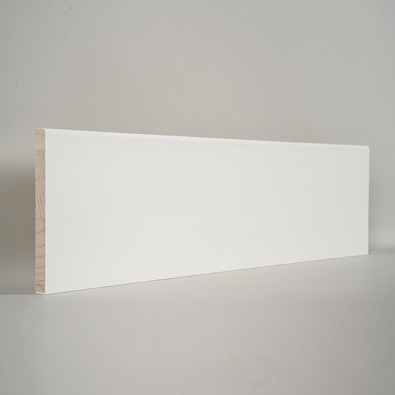 Borova letvica (premirana punilom i biserno bijela) 1/2' x 4 1/2'