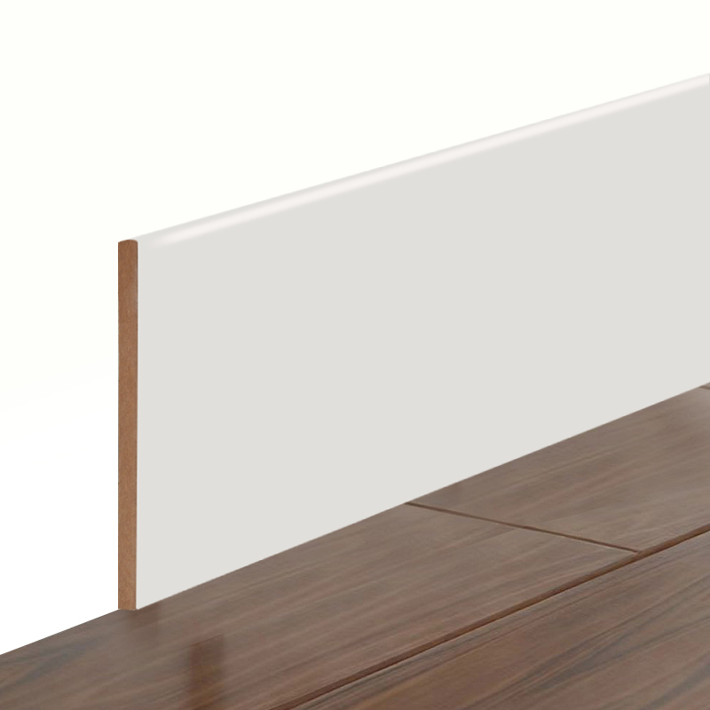 MDF podna lajsna (premirana punilom i biserno bijela) 1/2' x 5 1/2'